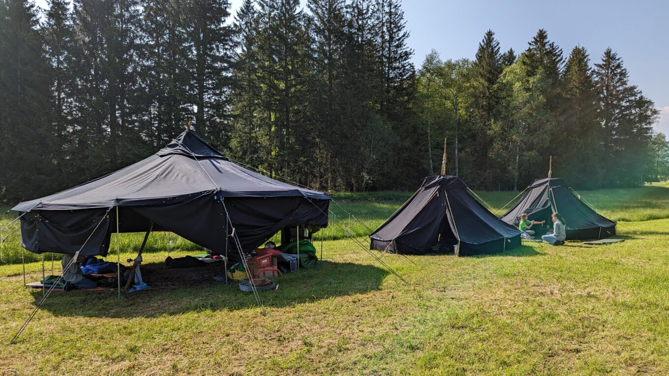 Eine Jurte für den VCP Sendling