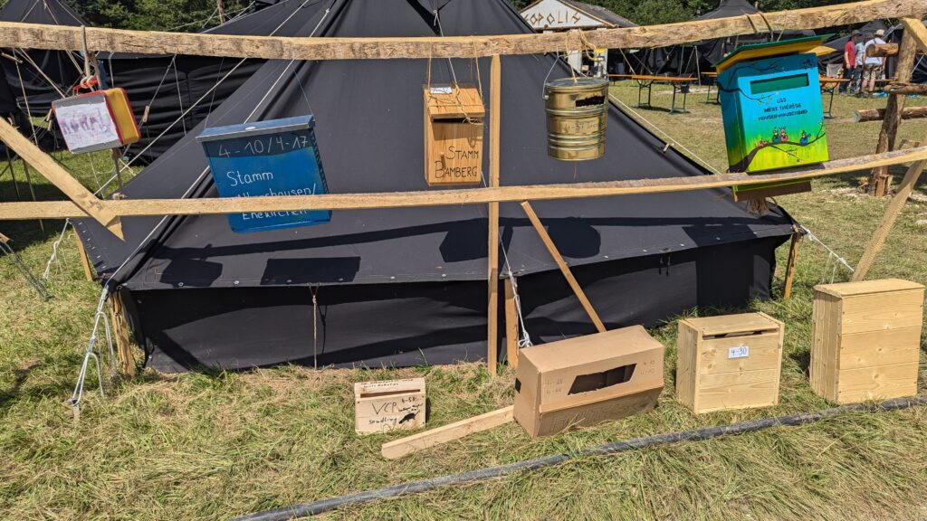 Landeslager Zeitlos - Briefkästen