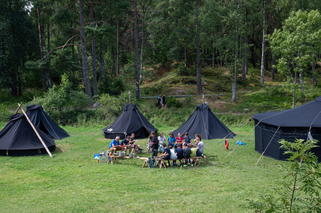 Großfahrt Schweden - Unser Lagerplatz